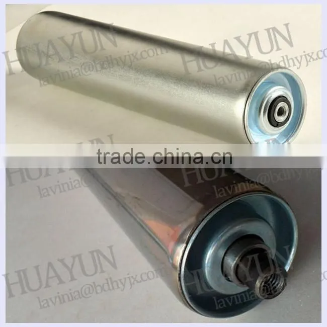 Galvanized Steel Roller End Cap Plastic Cover Ends for Rollers with Precision Ball Bearing