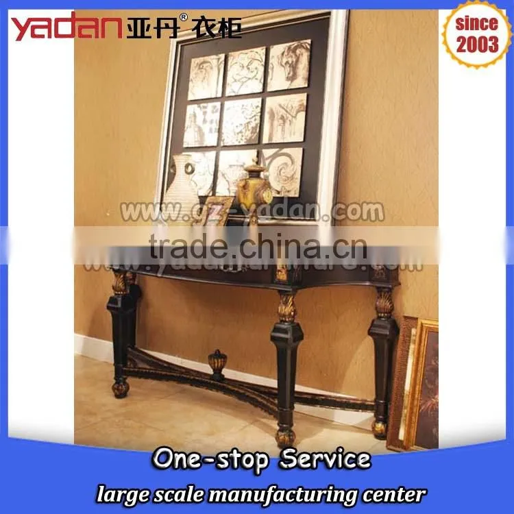 Queen Anne console living room furniture antique console table wooden hall sofa table
