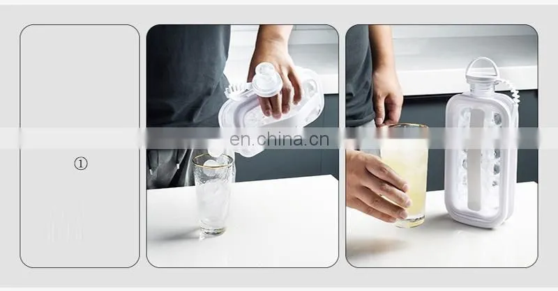 17 grids Ice Ball Kettle Ice Maker Mould with Lid Cube Mold Cubic Makers Container Trays
