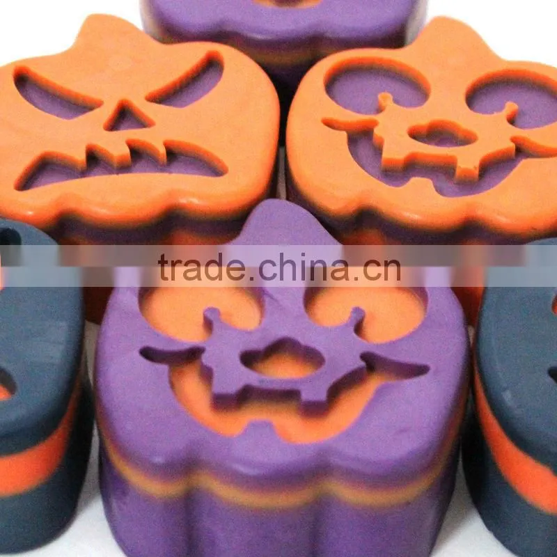 silicone rubber baking mould Hallowmas pumpkin cake mould All Saint's Day Mould silicone cookie mould tray B0142