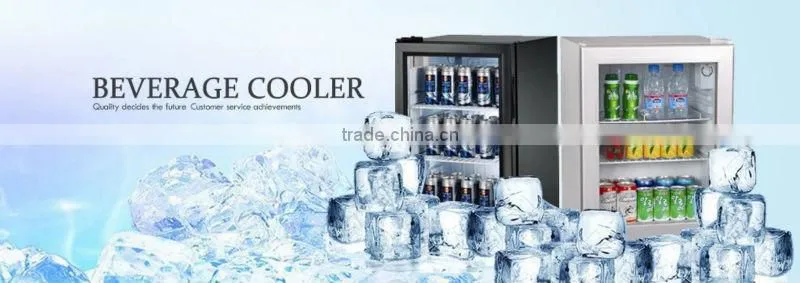 upright commercial sliding door open supermarket display fridge