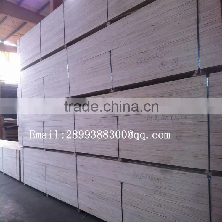 Construction Plywood LVL poplar,Cheap price good quality core poplar packing LVL timber