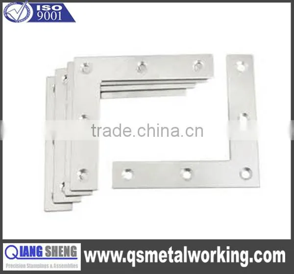 customized adjustable heavy duty black metal aluminum L shaped bracket