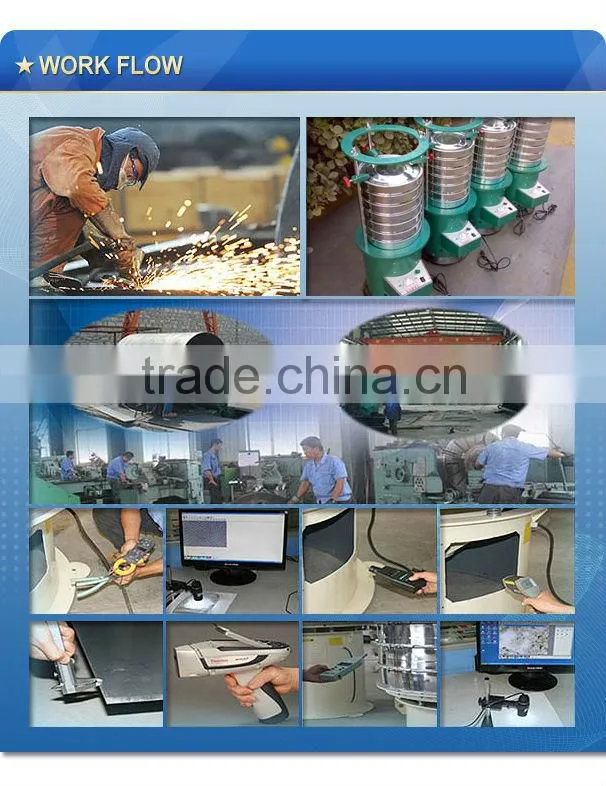 ISO appreved SUS304 high-frequency vibration test sieve shaker machine
