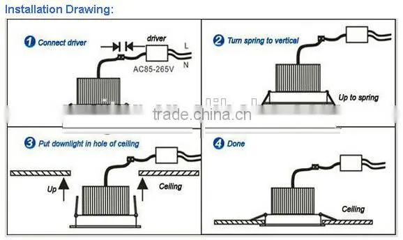High class design led ceiling lighting panel/led recessed panel light