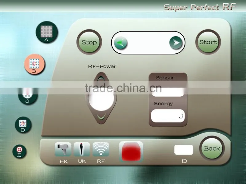 rf fractional hot and cold hammer for eyes face body