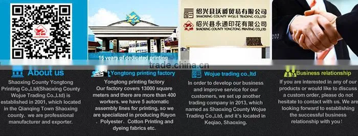 Textile of rayon fabric made in china by shaoxing supplier