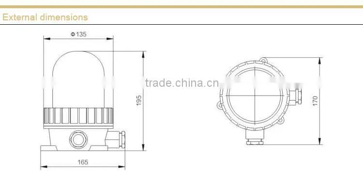 Explosion proof Sound and Light Alarm