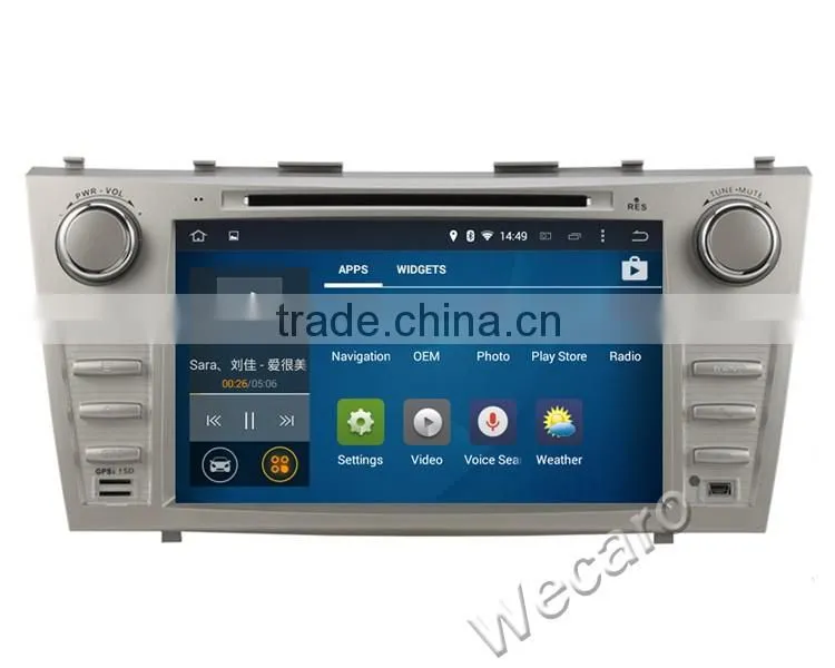 Wecaro WC-TC8006 android 5.1.1 car pc for toyota camry 2007-2011 dvd player gps navigation system WIFI 3G Playstore