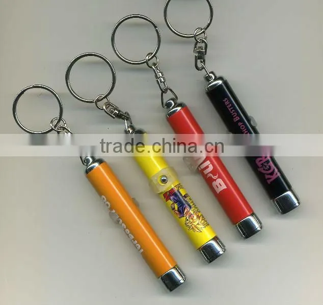 led logo projector torch keychain , logo projector key ring , promotional item led torch key light