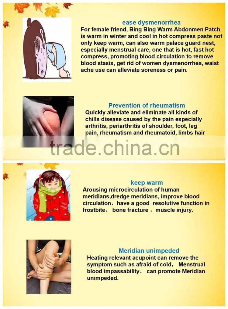 Private Label Body Warmer Heat Therapy Patch