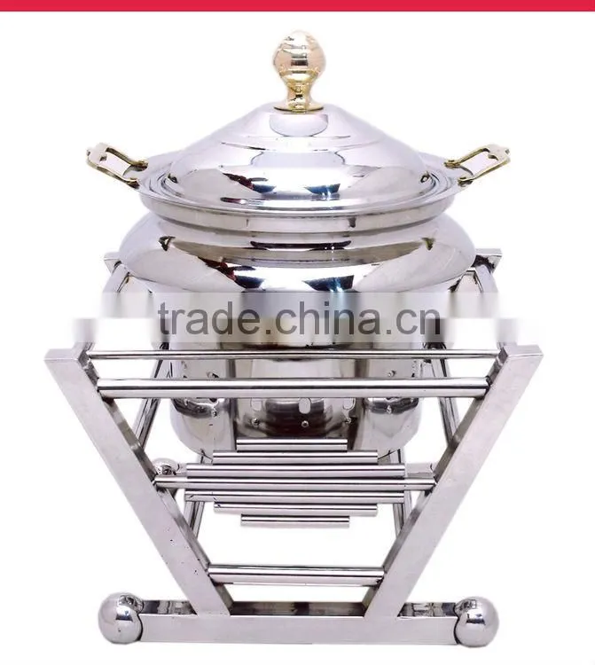 Steel Cheffing Dish, Wedding & Party utensils, food serving dish, hot keeping dish, Catering item, Hotel & Restaurant utensils