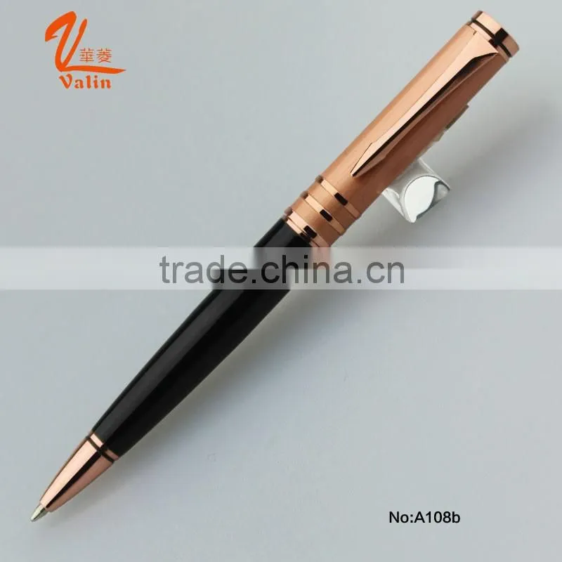 Europe popular designed bulk and heavy wooden ball pen