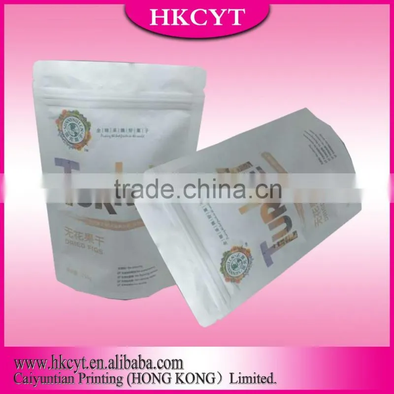 Zipper Top Sealing & Handle custom food packaging pouch