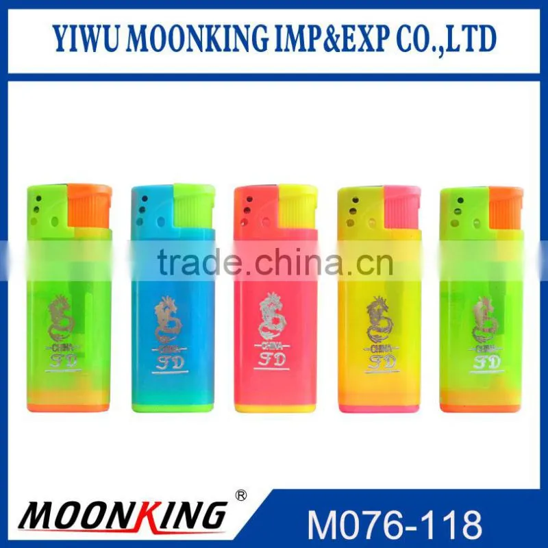 automatic flip wind resistant gas lighter customized logo printing cigarette lighter