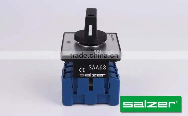 Salzer CE Approved SAA63 OFF-ON Rotary Switches