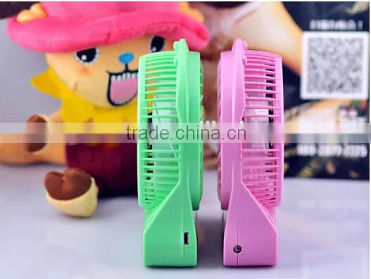 CE&ROHS strong wind quiet private mould battery and 5V DC plug usb mini fan/mini electric hand fan