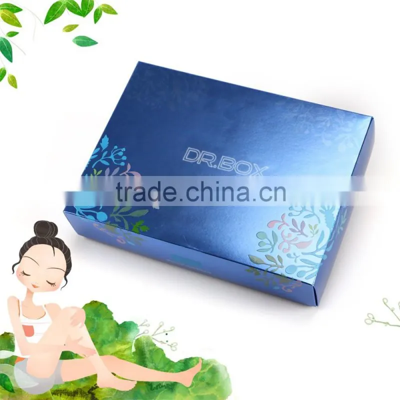 2016 new design rectangle cosmetic box packaging for skin care product