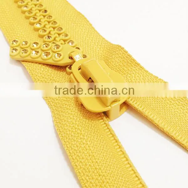 fancy rhinestone zipper