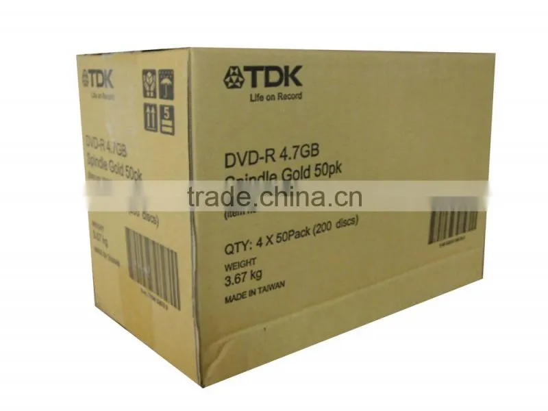 Taiwan TDK cd printable tdk blank cd, cake boxes