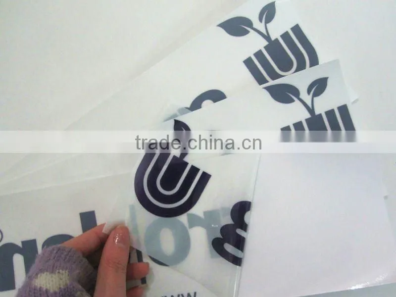 customized promotional static sticker