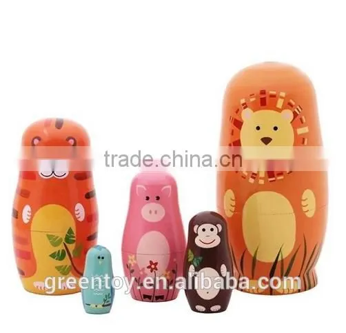 wooden block game wood doll