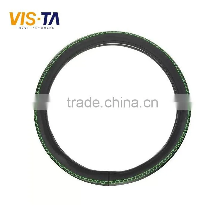 2016 Year Genuine Leather Designer Micro Fiber Steering Wheel Cover
