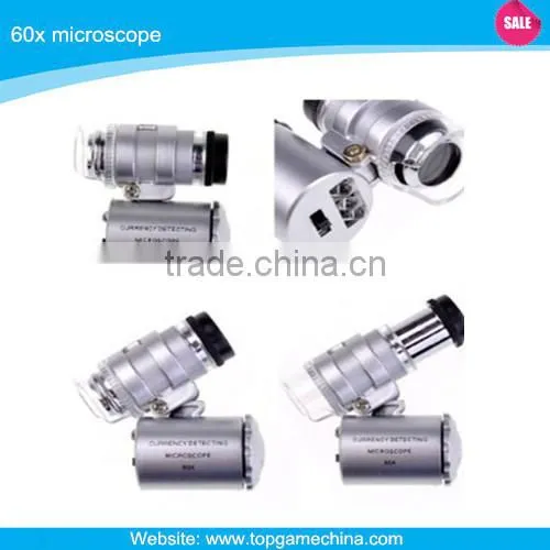Universal 60X Zoom LED Mobile Phone Microscope Micro Lens
