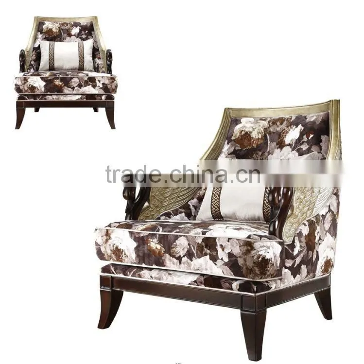 Luxury royal design wood bedroom set