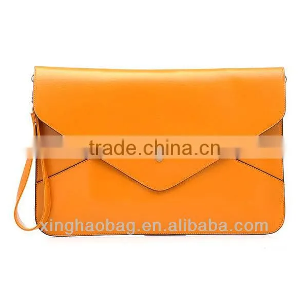 Envelope bag leather tote bag handbag 2014 from factory