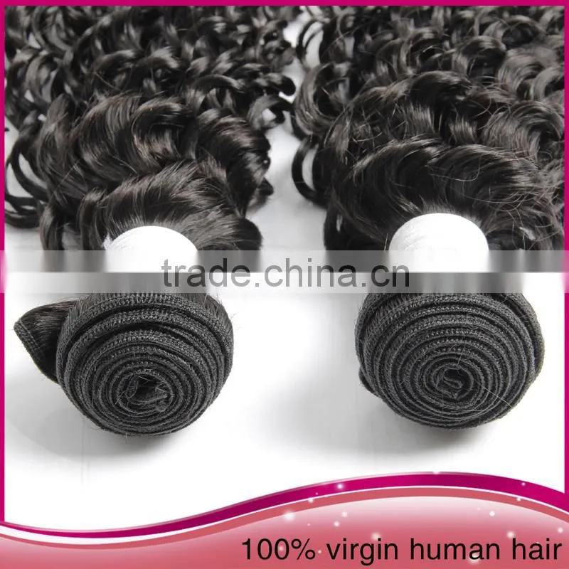 Unprocessed pure remy human hair100% virgin peruvian hair weft /weave