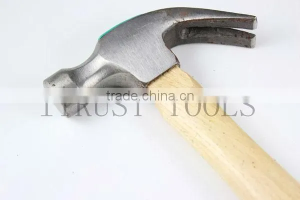 green Wooden Handle american Claw Hammer HM1058