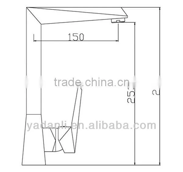 Long neck kitchen faucet W014