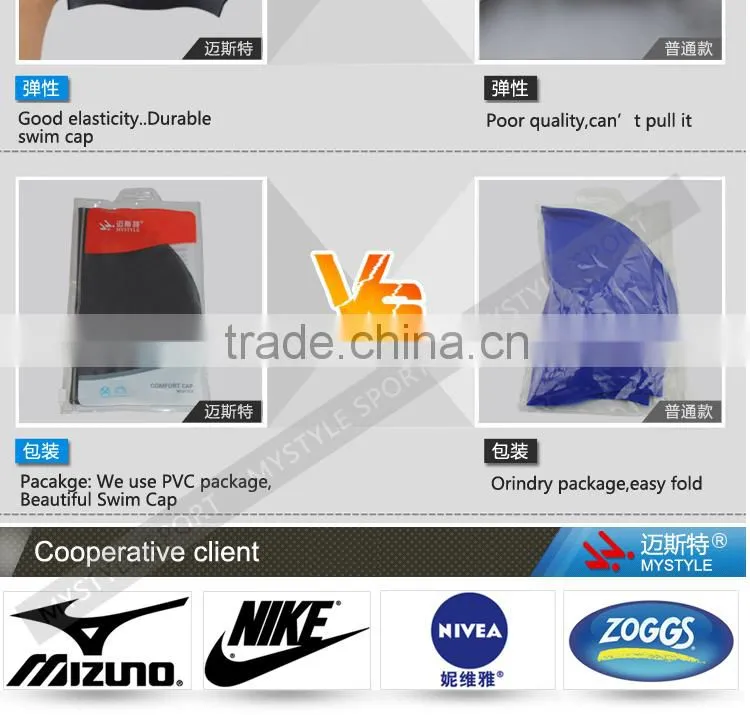 swim wear 100% silicone caps factory