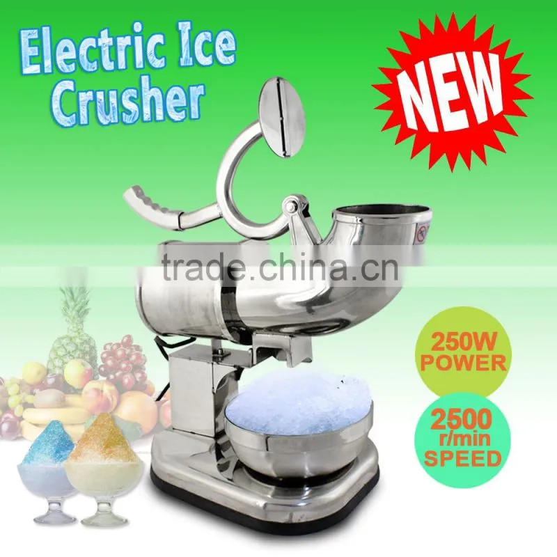 Stainless-Ice-Shaver-MACHINE-Snow-Cone-Maker-Shaved-Icee-Electric-Crusher