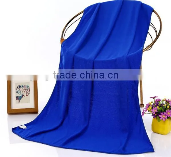 fashion cheap custom plain microfiber woven bath towels