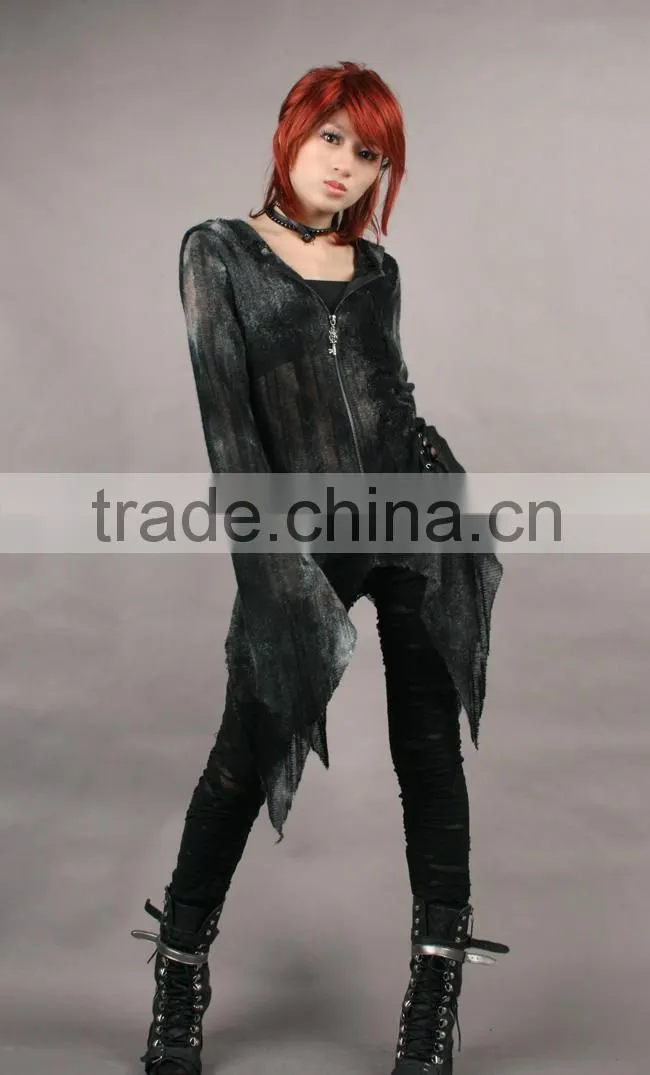 latest design fashinable shock dark alternative gothic clothing plus size M-009