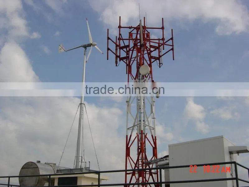 Low noise level, best performance 1.5kw small wind turbine generator with mini wind power generator for home use