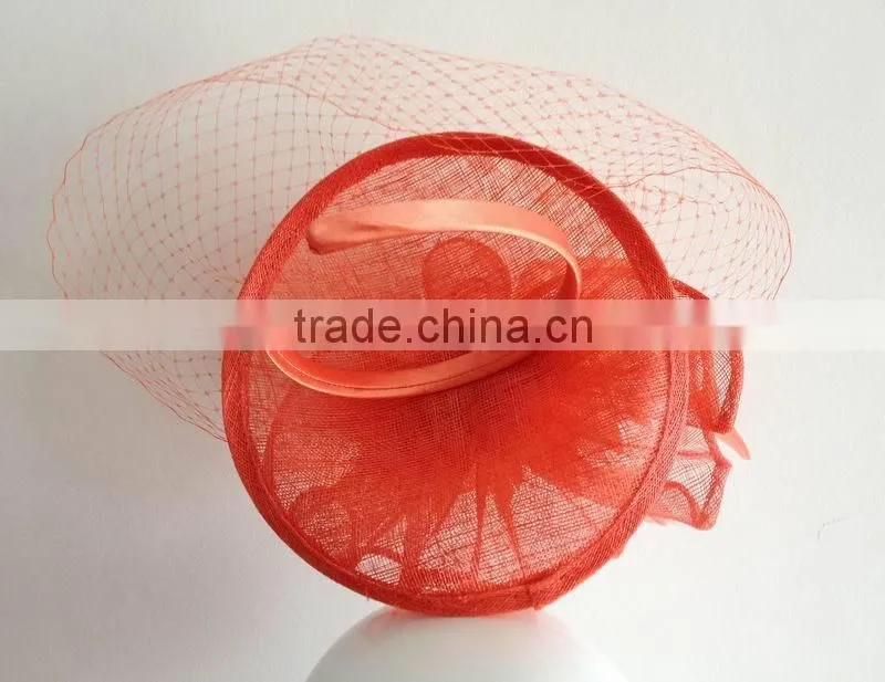 Sinamay fascinator