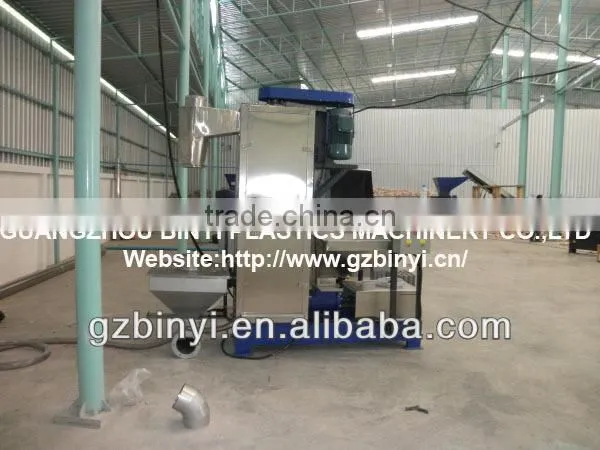 Guangzhou machinery manufacturer plastic used water bottle crushing washing drying recycling line
