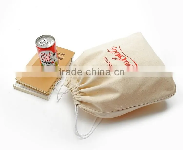 Factory direct! 2016 new customized cotton duster bag drawstring bag