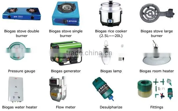 Household Instant Biogas Water Heater 7L