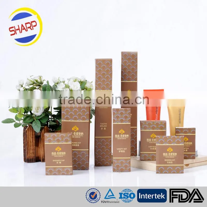 Professional hotel bathroom amenities / hotel guest amenities by several decades years