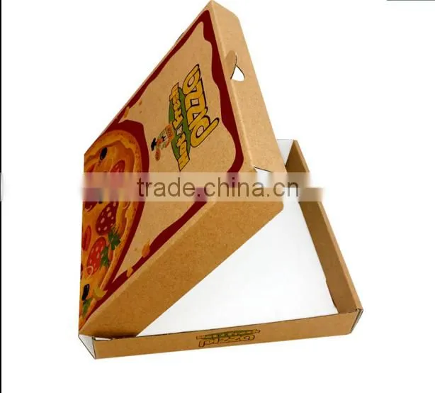 Food packing cardboard takeaway pizza box