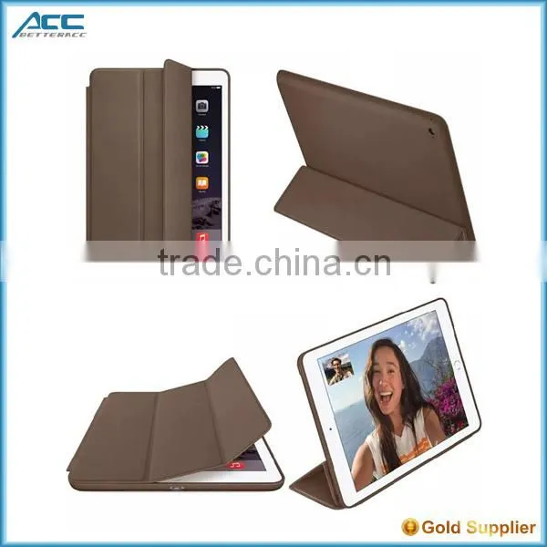 2015 New case factory wholesale price tablet smart cover for iPad 6