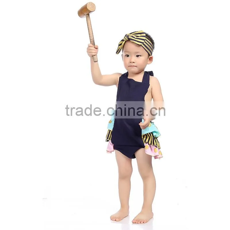 Wholesale Fashion New Pattern Hot Sale Floral Fresh Baby Girls Lace Romper