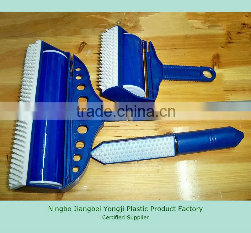 washable sticky lint roller with brush (Schticky)