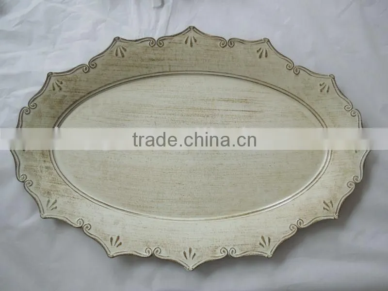 Oval Plastic Plate