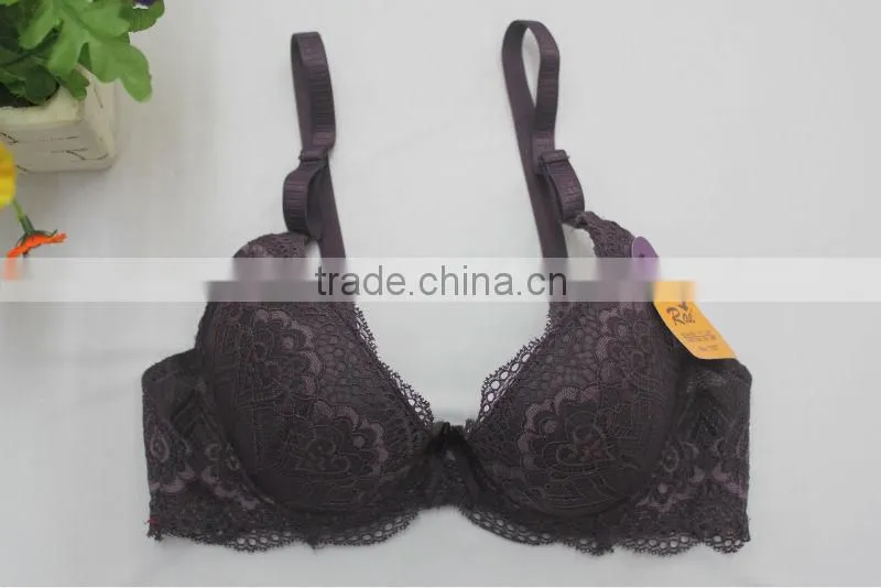 Thin Cup Sexi Young Girl Bra Transparent Lace Bra