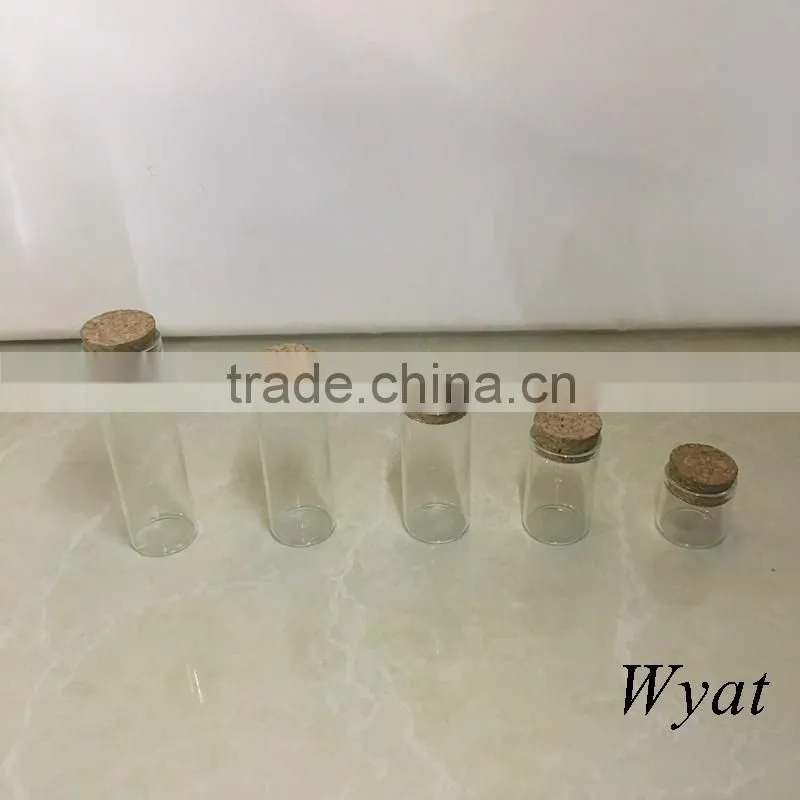 cheap round glass wishing bottles with cork manufacturer
